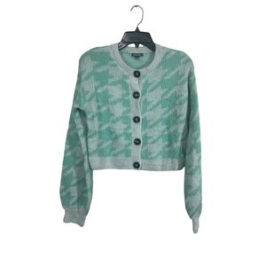 Wild fable houndstooth sweater cardigan